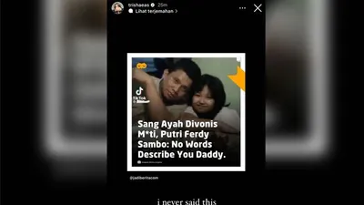 Trisha Eungelica Akui Tidak Pernah Mengatakan Kesedihan Soal Vonis Mati Ferdy Sambo: I Never Said This