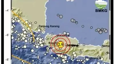 Terkini! Gempa Guncang Cianjur di Awal Tahun 2023, BMKG : Gempa Darat, Warganet Sebut Getarannya Kencang!