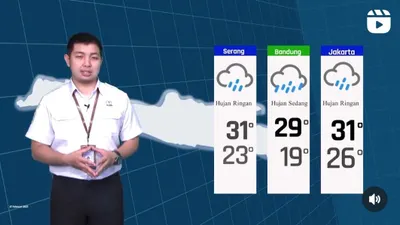 Prakiraan Cuaca DKI Jakarta Hari Ini Selasa 7 Februari 2023, BMKG: Siang Hujan, Malam Berawan