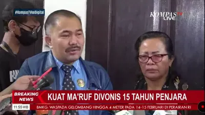 Kuat Maruf Divonis 15 Tahun Penjara, Kamaruddin Simanjuntak Pernah Tawarkan untuk Minta Maaf Tapi Ditolak