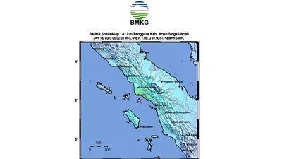 Gempa di Kabupaten Aceh Singkil Ternyata Disebabkan Aktivitas Intraslab dan Tidak Berpotensi Collateral Hazard