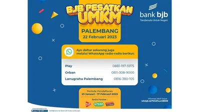 Ikuti Workshop Bisnis bjb PESATkan UMKM di Palembang