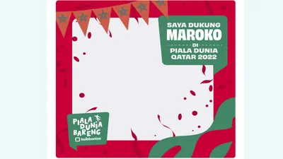 Link Twibbon Gratis untuk Dukung Timnas Maroko di Piala Dunia 2022 Qatar, Cocok Dibagikan di Media Sosial!