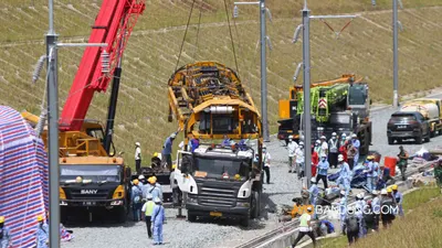 Telah terjadi kecelakaan di proyek Kereta Cepat Jakarta - Bandung (KCJB), tewaskan WNA asal China berjumlah 2 orang.