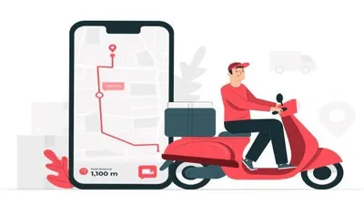 Ilustrasi ojek online