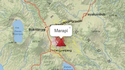 Erupsi Gunung Marapi Sumatera Barat Kian Meningkat, 173 Ribu Jiwa di Kabupaten Agam Terancam