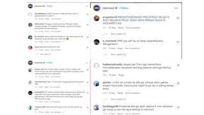 Geger! Akun IG Indomaret Dihujat Netizen Gara-gara Belum Pecat Menantu yang Selingkuh dengan Mertua