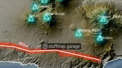Ilustrasi, guncangan gempa bumi tektonik magnitudo (M) 5,1 dirasakan di Kabupaten Malang, Jawa Timur pada Selasa, 17 Januari 2023.