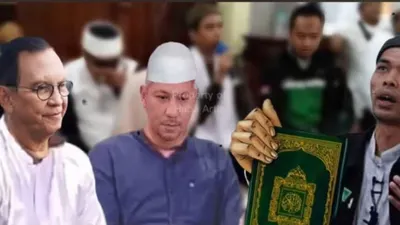 Heboh! Viral Video Ustadz Abdul Somad Bimbing Gading Marten Mualaf Untuk Menikahi Luna Maya, Benar Atau Tidak?