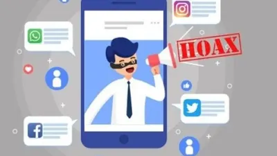 Ilustrasi informasi hoaks.