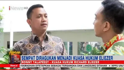Luar Biasa! Ternyata Ini yang Didapatkan Ronny Talapessy Selama Jadi Pengacara Richard Eliezer