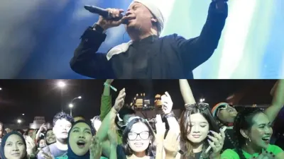 Viral Konser Opick di Festival Pasar Musik, Bikin Para Penonton Auto Tobat Mendadak  AYOJAKARTA.COM - Pada tanggal 10-12 Februari 2023 telah diselenggarakan festival musik bernama Festival Pasar Musik di Gambir Expo, Kemayoran, Jakarta dengan turut menampilkan pelantun lagu rohani legendaris, Opick.
