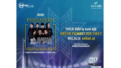 bank bjb Hadirkan Konser Pesta Rakyat 30 Years Career Dewa 19 di Bandung  