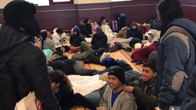 Puluhan mahasiswa asal Indonesia yang terdampak gempa di Kota Kahramanmara, Turki, harus tinggal sementara di lokasi pengungsian usai terjadinya gempa, Senin, 6 Februari 2023.