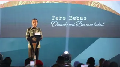Prihatin, Presiden RI Ungkap Hal Ini di Peringatan Hari Pers Nasional, Jokowi Dunia Pers Tidak Baik-baik Saja