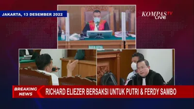 Debat Panas Bharada E dan Pengacara Ferdy Sambo di Ruang Sidang, Hakim Ikutan Geram: Tidak Perlu Membentak