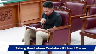 Richard Eliezer minta ini kepada tunangannya saat pembacaan pledoi