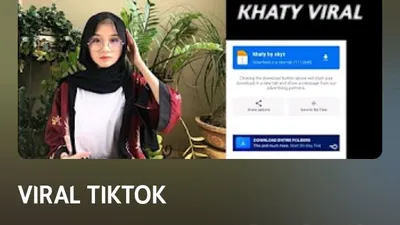Heboh video Khaty viral di TikTok.