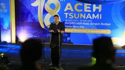 Peringatan Tsunami Aceh ke 18 Tahun Usung Tema Bangkit Lebih Kuat, Bangun Budaya Sadar Bencana