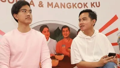 Gibran Rakabuming dan Kaesang Pangarep 