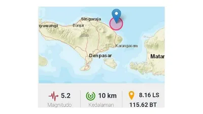 Daryono Sebut Gempa Tektonik M 5,1 di Karangasem Bali Tidak Berpotensi Tsunami, Berikut Penjelasannya