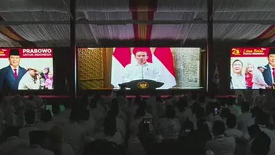 Presiden Joko Widodo atau lebih dikenal dengan sebutan Jokowi, mengucapkan selamat ulang tahun kepada Partai Gerindra yang ke-15.