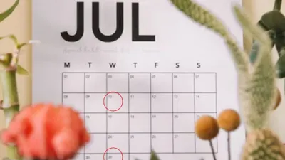 Ilustrasi Kalender Juli 2023