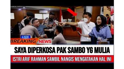 Tak Bisa Menahan Tangis! Istri Arif Rachman Ceritakan Bahwa Dirinya Diperkosa Ferdy Sambo, Cek Faktanya