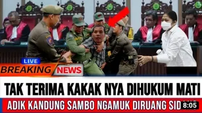  Tak Terima Kakaknya Dihukum Mati, Adik Kandung Ferdy Sambo Ngamuk di Ruang Sidang, Benarkah? Cek Faktanya!