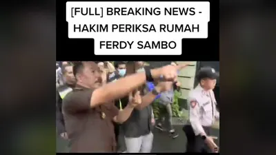 Kerennya Aksi Jaksa Sugeng Hariadi Dampingi Hakim Kunjungi TKP Pembunuhan Brigadir J, Netizen: Idola Ibu-ibu