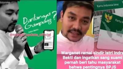 Viral Video Promosi BPJS Indra Bekti, Netizen Singgung Penggalangan Dana Sang Istri