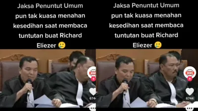 Suara Bergetar Jaksa Paris Manalu Menahan Kesedihan Saat Bacakan Tuntutan Richard Eliezer