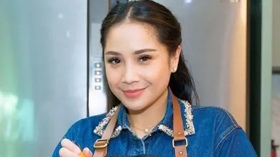 Tampil Casual Saat Gladi Bersih Peringatan Acara HUT Indosiar ke-28, Nagita Slavina Menambah Daftar Viral