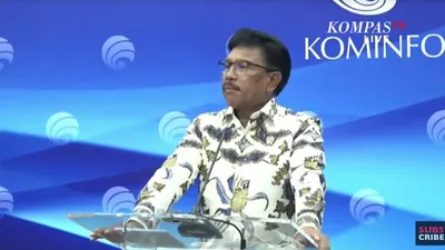 Menkominfo Johnny G Plate tersangka kasus korupsi BTS 4G