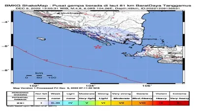 Info Gempa Hari Ini Bermagnitudo 5,6! 