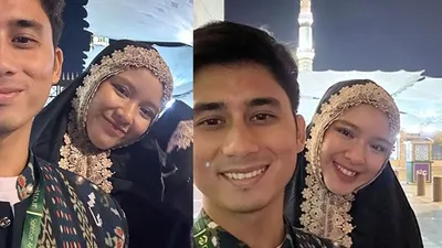 Alshad Ahmad dan penyanyi Tiara Andini jebolan Indonesian Idol diterpa isu tak sedap karena kandasnya hubungan asmara mereka, kini bagian foto umroh bersama.