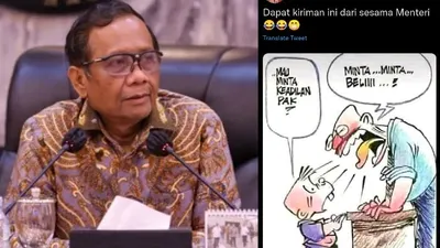 Astaga! Mahfud MD Malah Ngakak Posting Meme Jual Beli Keadilan, Novel Baswedan Langsung Beri Balasan Menohok