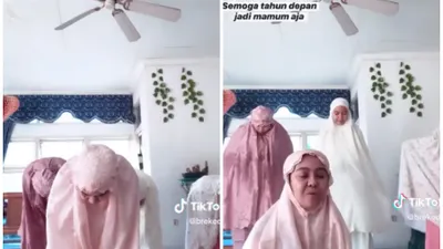 Viral Video Wanita Menjadi Imam Dinilai Mempermainkan Bacaan Sholat, Ternyata Ini yang Terjadi!