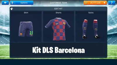 Jersey Kit DLS Barcelona Telah Tersedia di Game DLS 2023