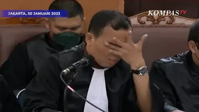 Tolak Pleidoi Richard Eliezer, Jaksa Usap Mata Berkali-kaliSaat Bacakan Replik, Warganet Beri Komentar Pedas