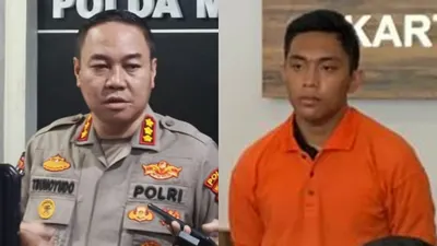 Potret Kombes Pol Trunoyudo Wisnu Andiko dan Mario Dandy Satrio.