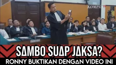 Ferdy Sambo Suap Jaksa, Ronny Talapessy Buktikan dengan Video CCTV Ini, Benarkah?