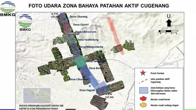 Temukan &lsquo;Monster Gempa&rsquo; di Cianjur, BMKG Sebut 9 Desa Ini Harus Pindah