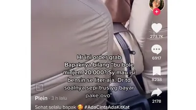 Haru! Tangis Sopir Online Pecah Saat Meminta Uang 20Ribu untuk Isi BBM, Ternyata Respon Penumpangnya Begini...