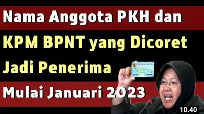 Mohon Maaf! Anggota PKH-BPNT dengan Ciri Ini Akan Dicoret Kepesertaannya Mulai Januari 2023, Kamu Termasuk?