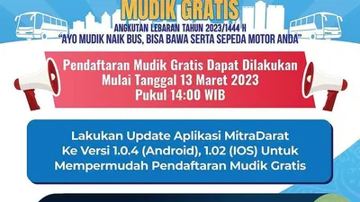 Mudik Aman Gratis dari Kemenhub
