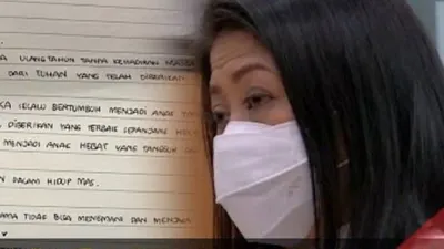 Surat Putri Candrawathi Buat Putra Bungsu