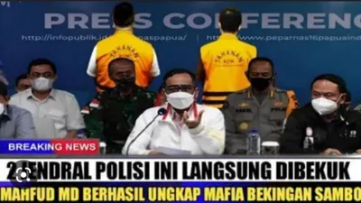 Geger! Akhirnya 2 Sosok Jenderal yang Jadi Backingan Ferdy Sambo Berhasil Dibekuk Oleh Mahfud MD, Benarkah?   