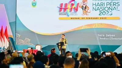 Hadiri Acara Hari Pers Nasional 2023, Jokowi: Membuka Harapan Orang Biasa seperti Saya Bisa Menjadi Presiden
