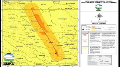 Waspada! 3 Zona Bahaya Gempa Bumi Cianjur, Ada Wilayah Aman Bahkan Dilarang Mendirikan Bangunan